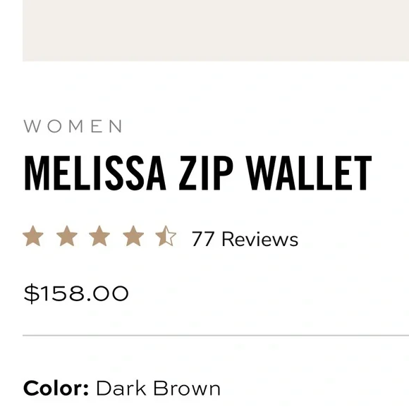 FRYE Melissa Zip Wallet - Picture 2 of 5